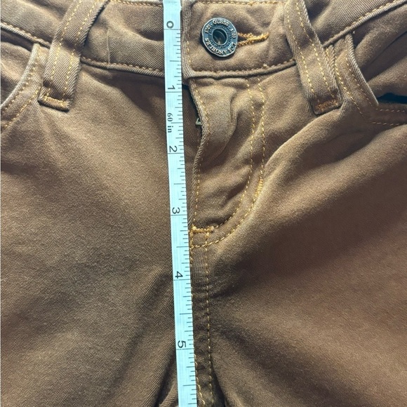 Guess Power Ultra Skinny Brown Pants Size 24 Stretch Soft Jeans Fall‎ Fashion - Picture 3 of 8